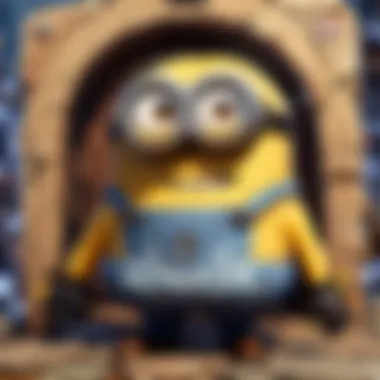 Artistic visualization of a player reacting to a minion notification sound in Hearthstone