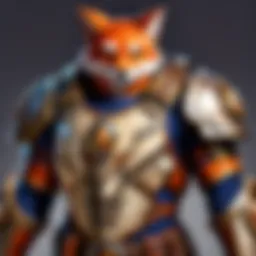 Protective Armor of Fox Raptor Chest Protector