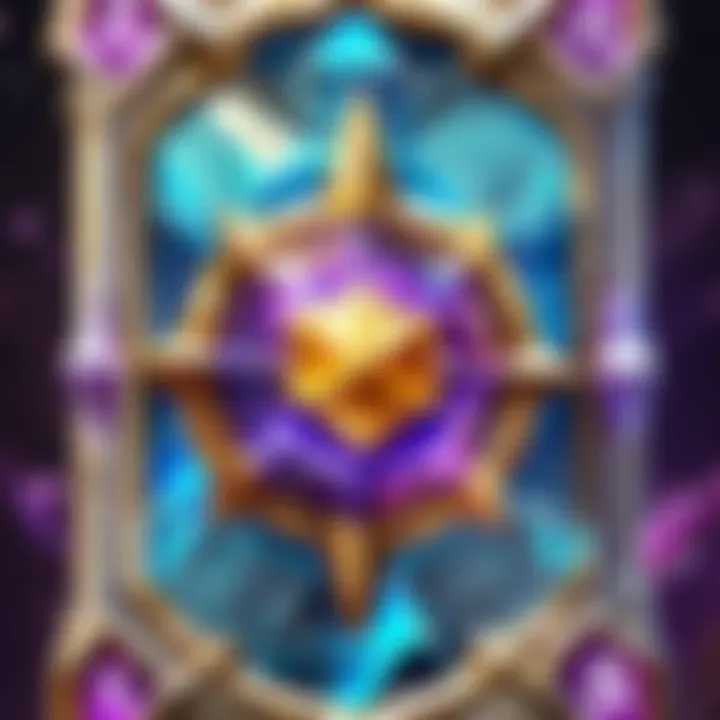 Rare Hearthstone Cards Encased in Crystal