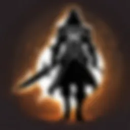 Shadowy Figure with Dagger