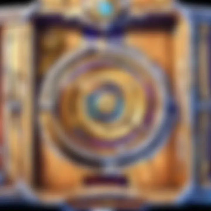 Illustration showcasing the intricate and strategic control deck in Hearthstone