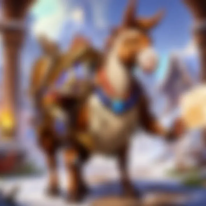 Strategic positioning of donkey anti-chicken card in Hearthstone