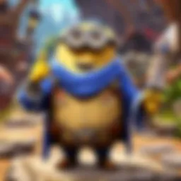 Illustration of target minions in Hearthstone gameplay