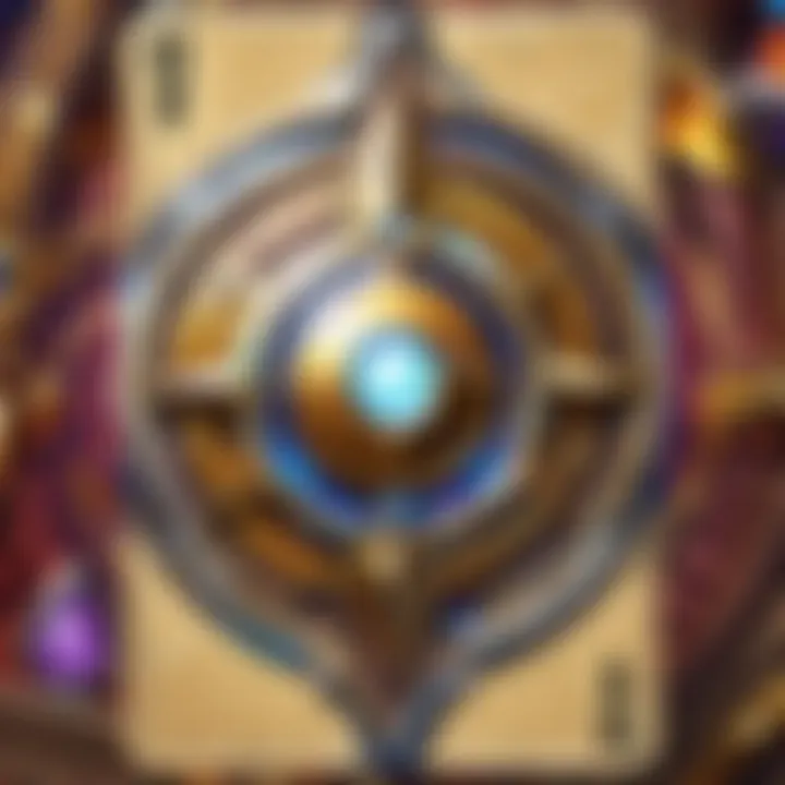 Strategic card arrangement in Hearthstone