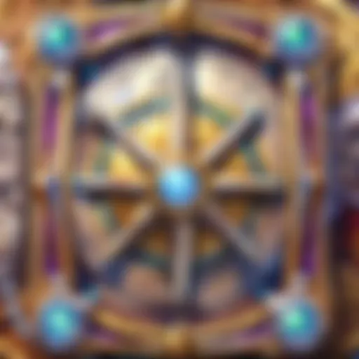 Detailed view of a crafted card showcasing unique design elements