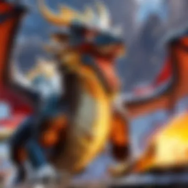 A close-up of a dragon's mouth open wide, illustrating the intensity of its roar.