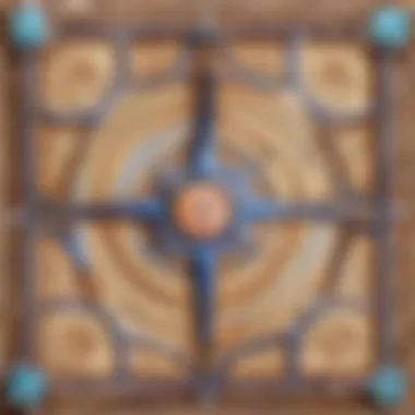 Enigmatic Beauty of a Traditional Beglari Game Board Traditional Beglari Game Board