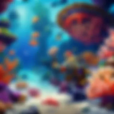 Colorful Coral Reef Ecosystem