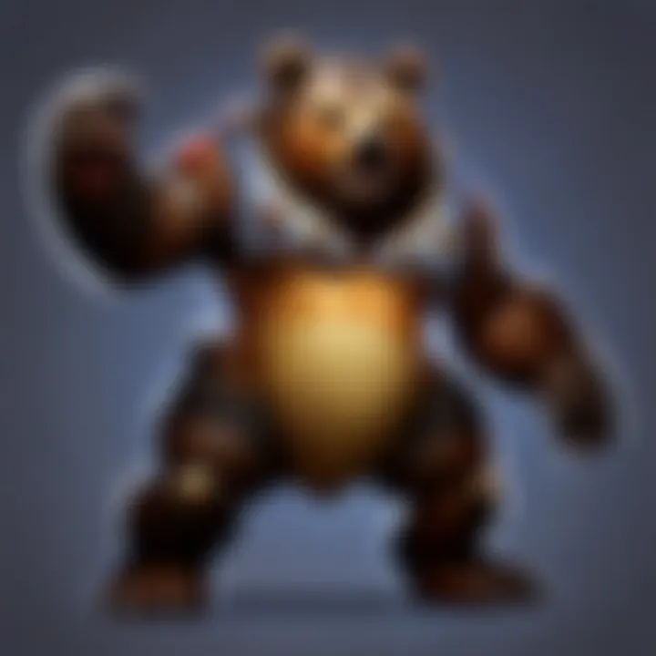 Historical evolution of Amani War Bear in Hearthstone