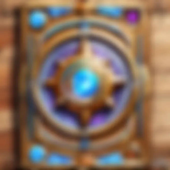 Visual representation of a Hearthstone deck generator interface.