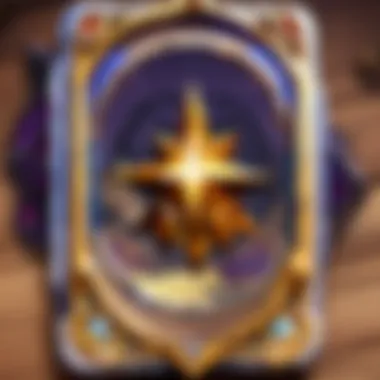 Visual representation of Hearthstone gameplay with a helper overlay