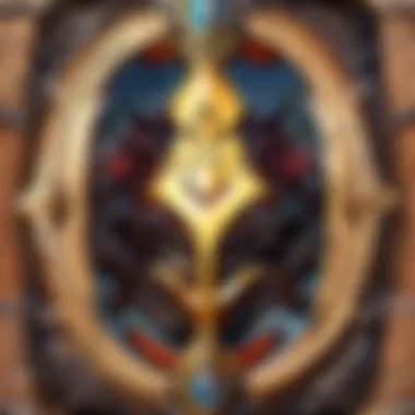 Abstract representation of gameplay intricacies in Hearthstone