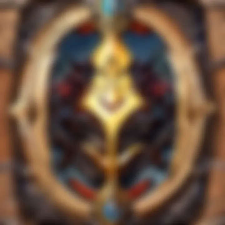 Abstract representation of gameplay intricacies in Hearthstone