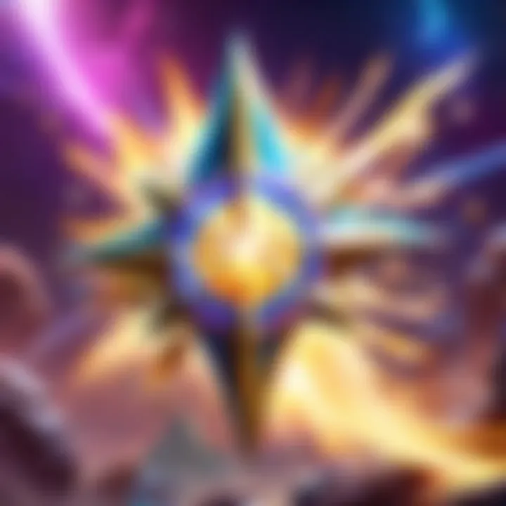 Mysterious Falling Star illuminating the night sky in Hearthstone