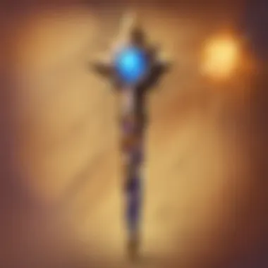 Symbolic Wand Design Intricate wand design symbolizing power and mysticism