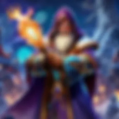 Moonlit Enchantments Wandmaker enchanting a wand under the moonlit sky