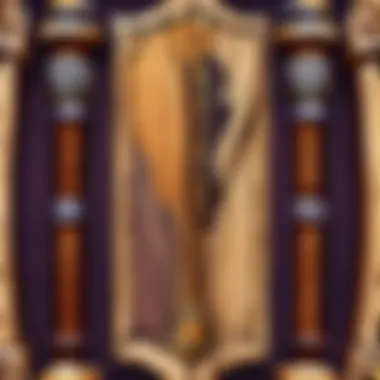 Finest Wood Selection Selection of high-quality wood for crafting magical wands